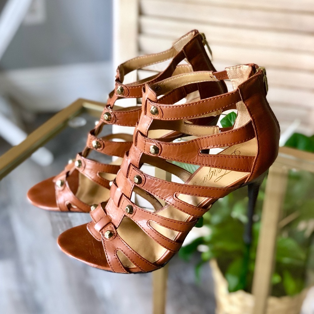 Fergie Studded Gladiador Heels